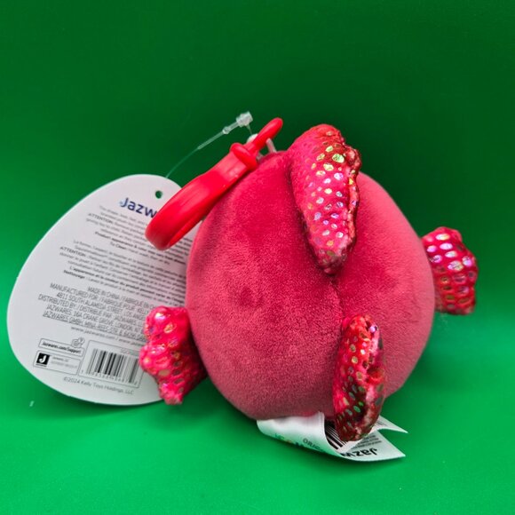 Squishmallows "Barella" The Rasberry Beta Fiish, Clip-on, Plush Toy NWT - Picture 2 of 3
